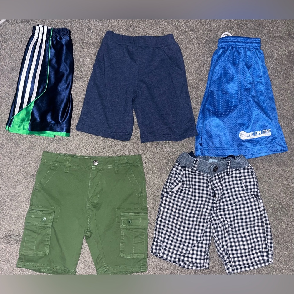 Boys 5T Summer Shorts Bundle – 5 Pc Lot | Adidas, babyGap, Appaman, Disney